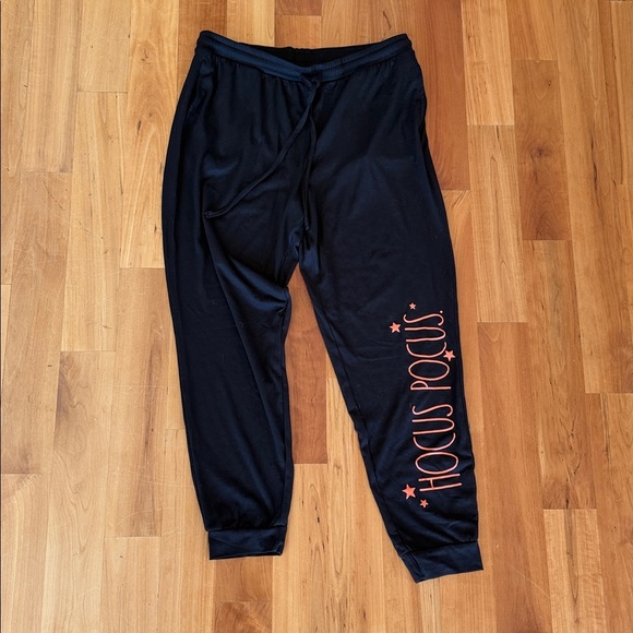NEW Rae Dunn Hocus Pocus Jogger pants NWT Halloween sweatpants sz L large - Picture 3 of 6